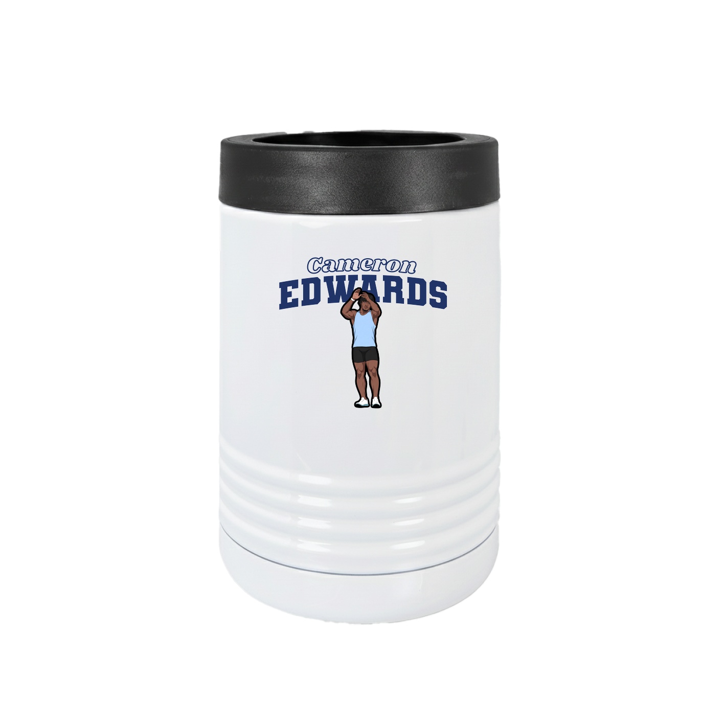 Beverage Holder — Name Arch in White