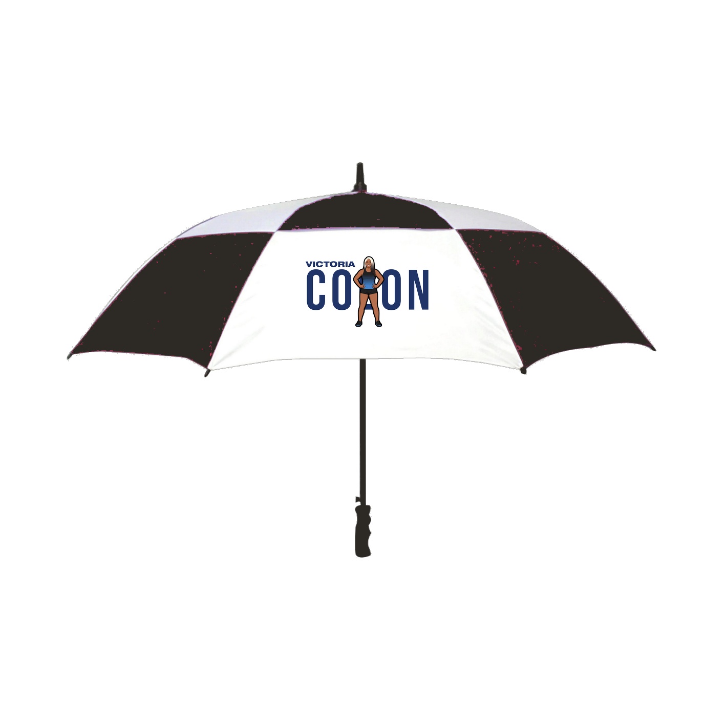 Golf Umbrella — Player Name in Black