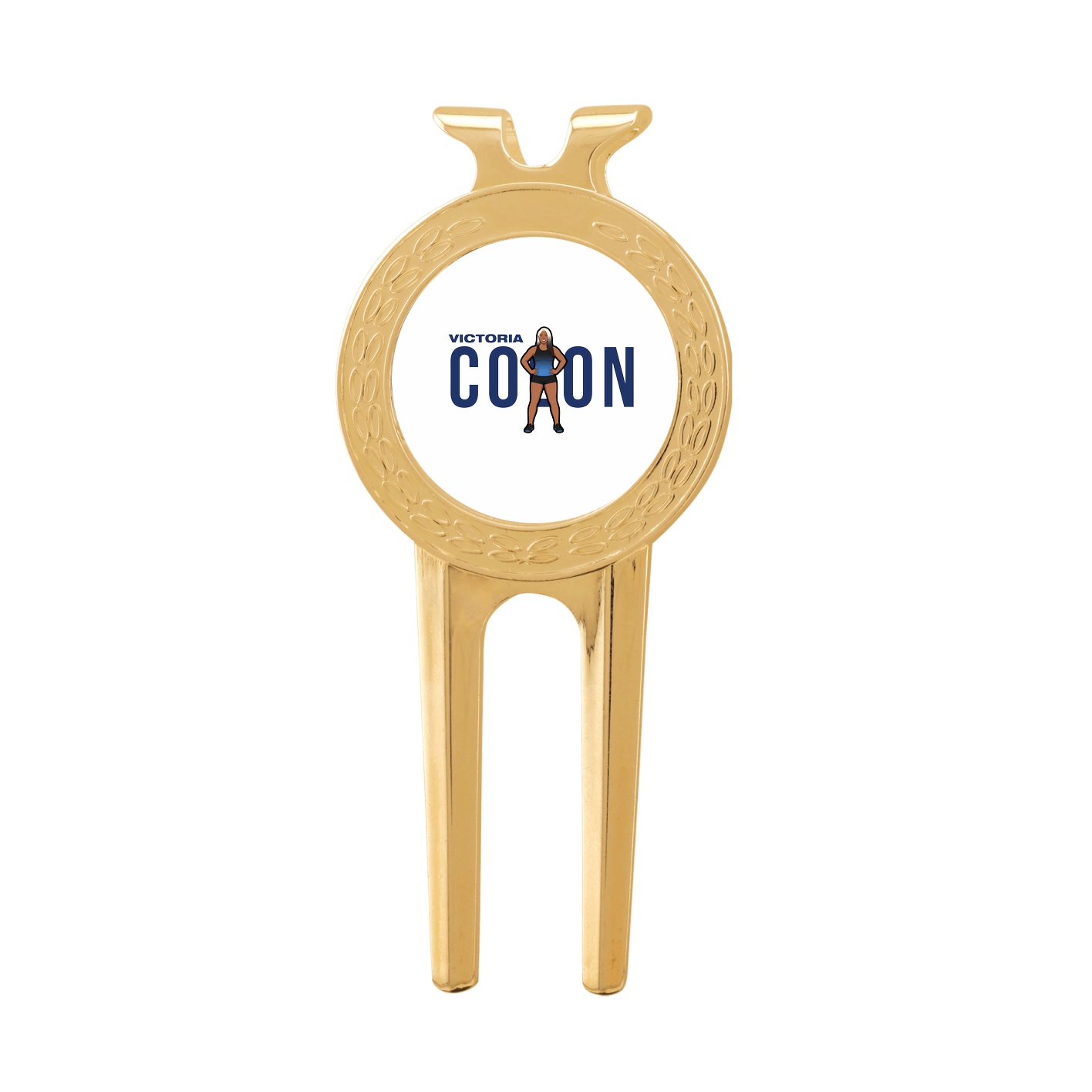 Divot Tool with Ball Marker — Player Name in Classic