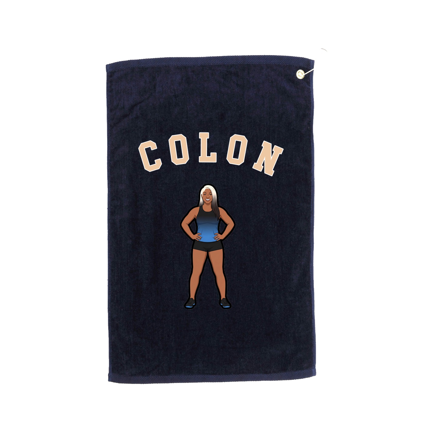 Golf Towel — Shirsey Arch in Navy