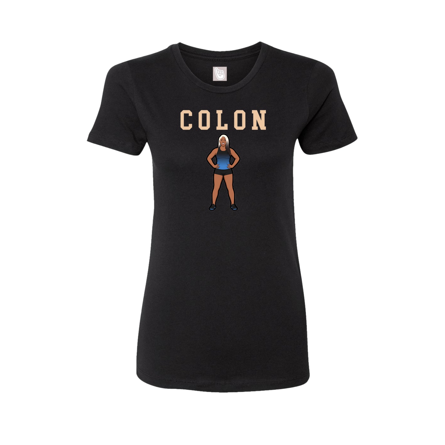 Fitted Women's Tee — Shirsey in Black