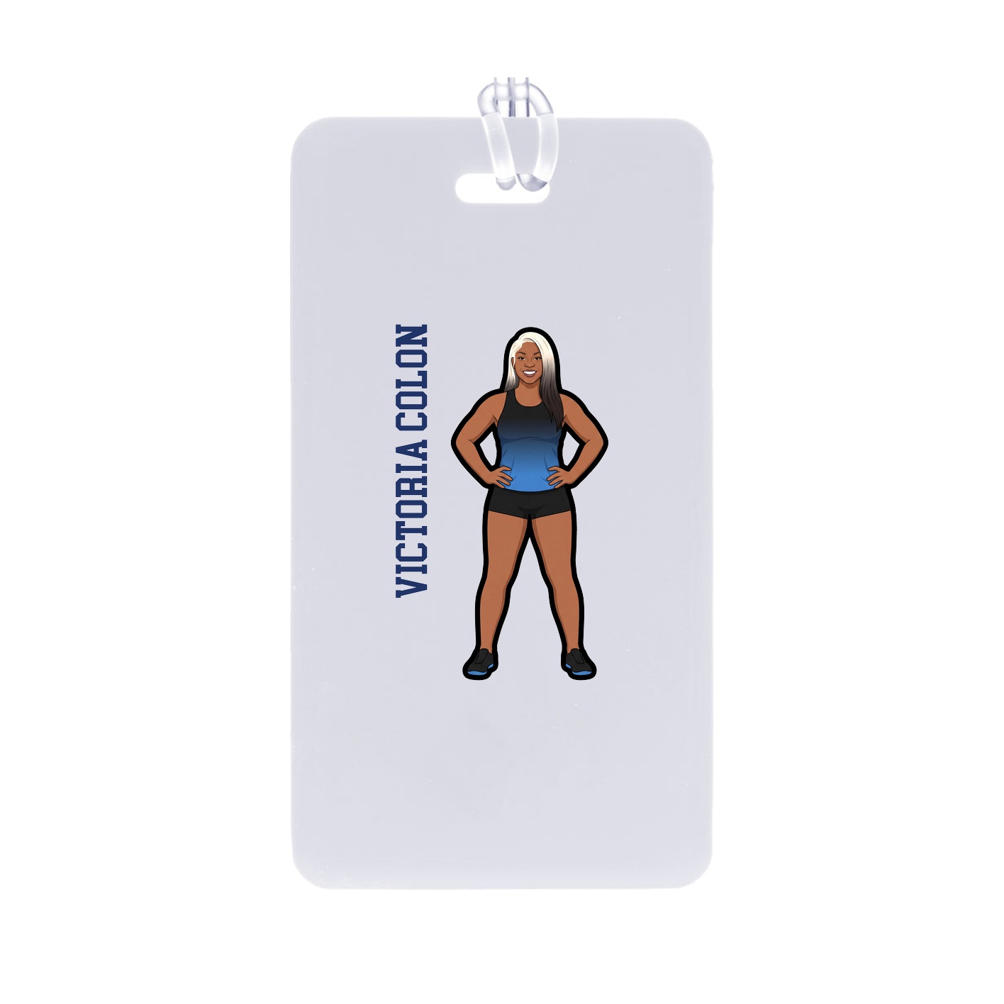 Bag Tag — Name Vertical in Classic