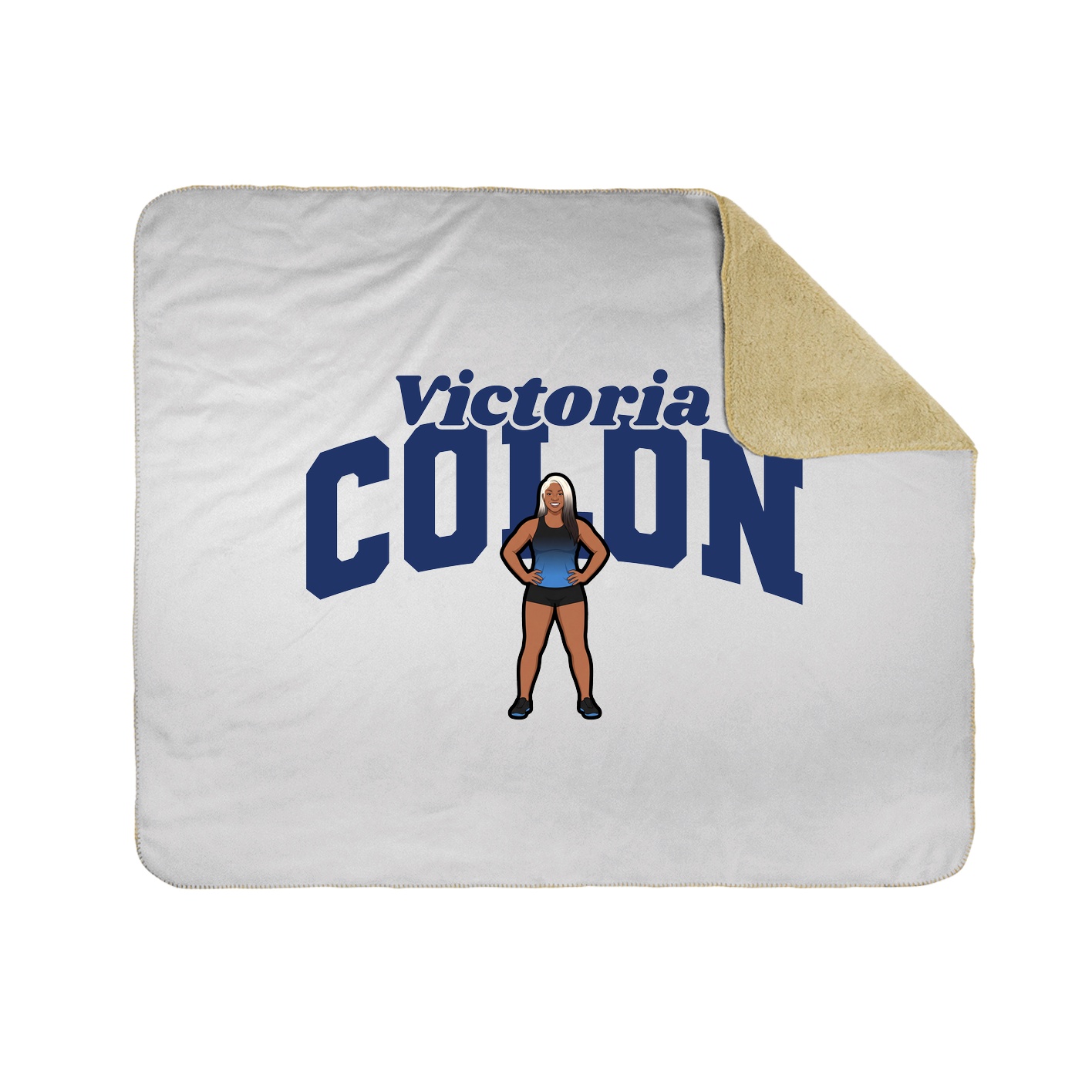Throw Blanket — Signature Arch in White