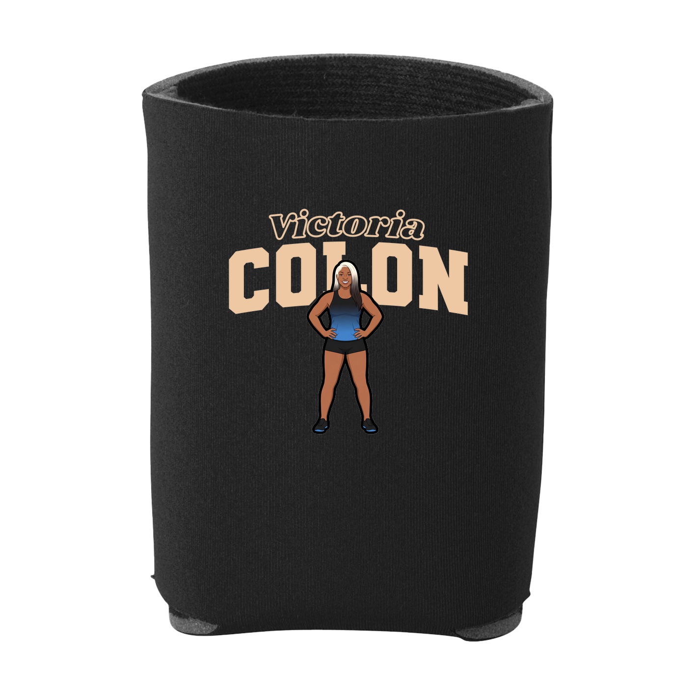 Can Holder — Name Arch in Black