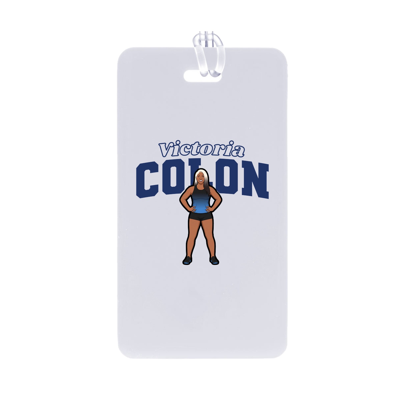 Bag Tag — Name Arch in Classic