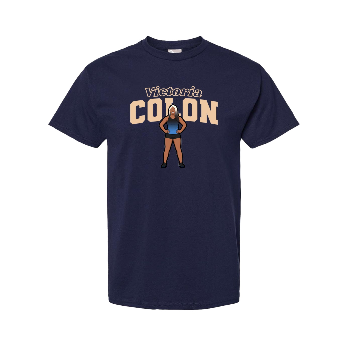 Tee — Name Arch in Navy