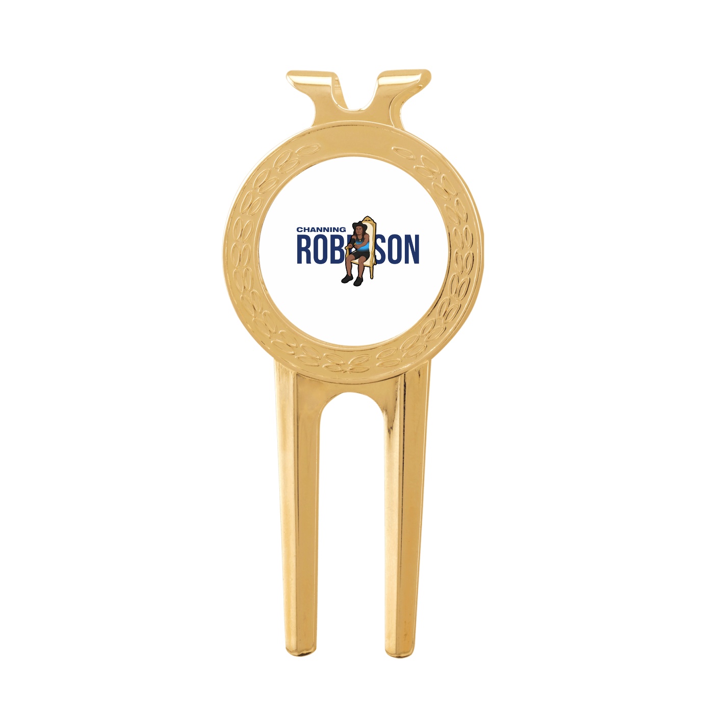 Divot Tool with Ball Marker — Player Name in Classic