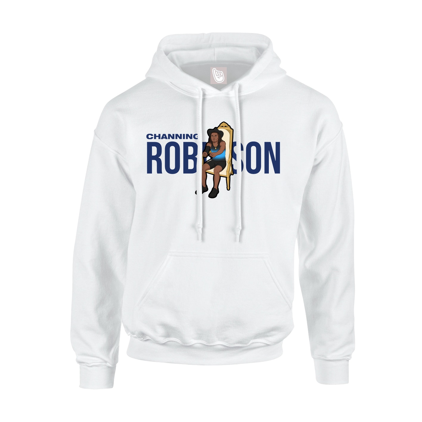 Youth Hoodie — Player Name in White