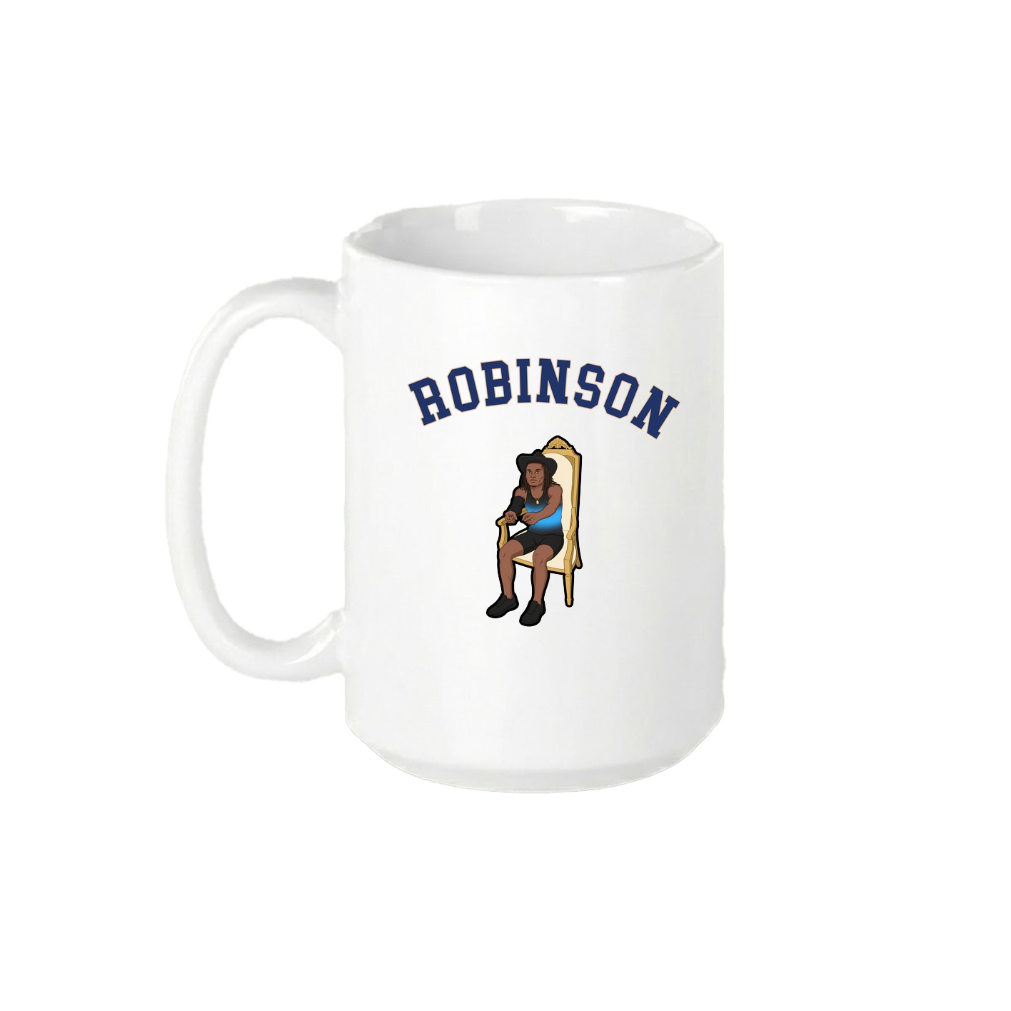 15oz Coffee Mug — Shirsey Arch in White