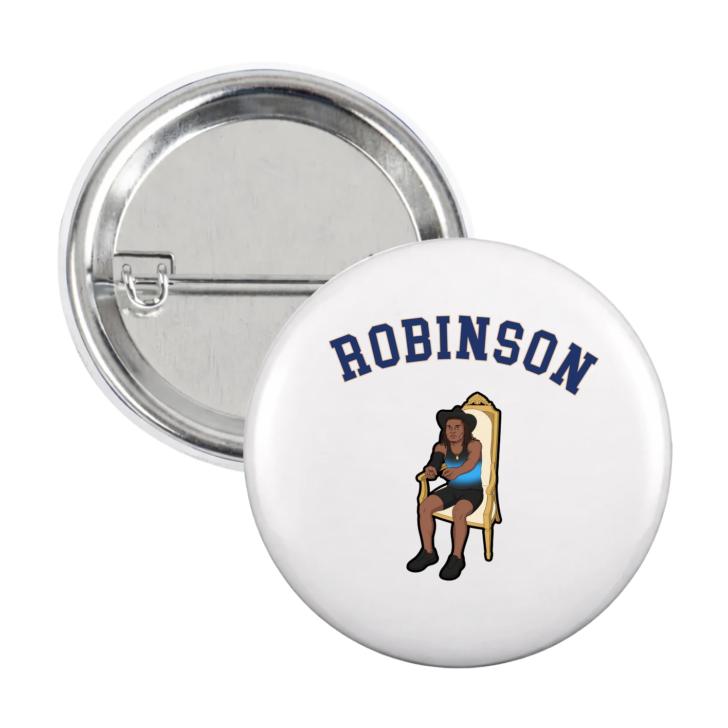 Game Day Button — Shirsey Arch in White