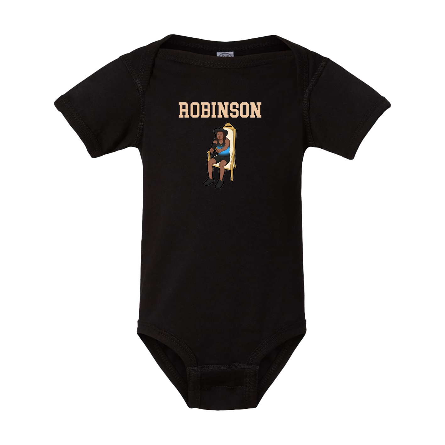 Baby Onesie — Shirsey in Black