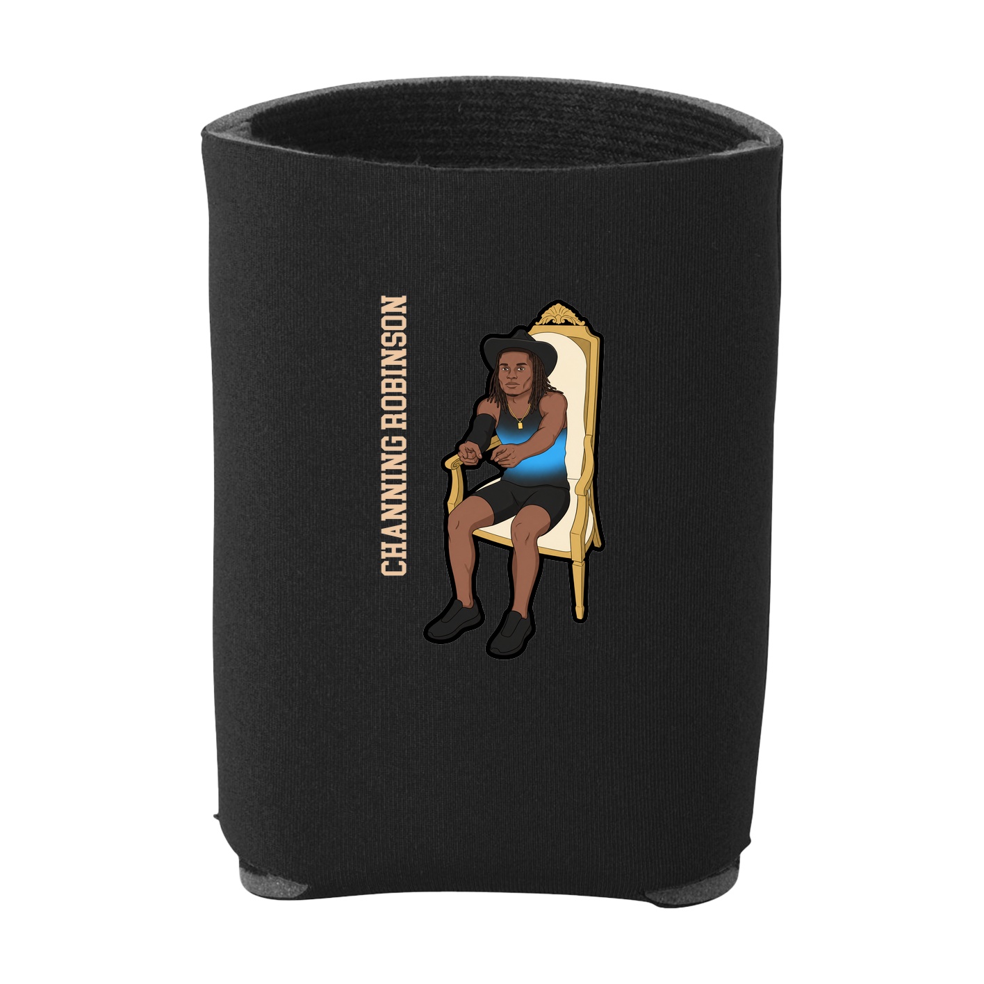 Can Holder — Name Vertical in Black