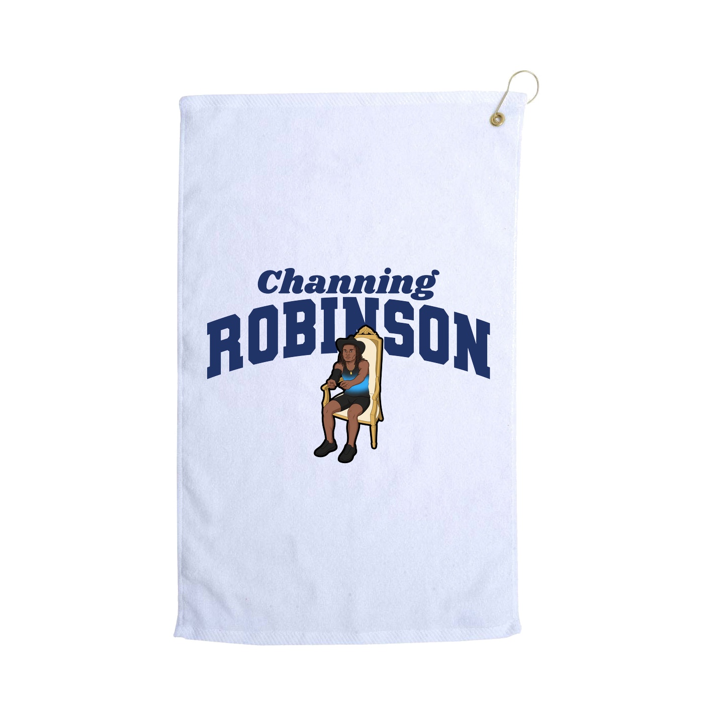 Golf Towel — Signature Arch in White