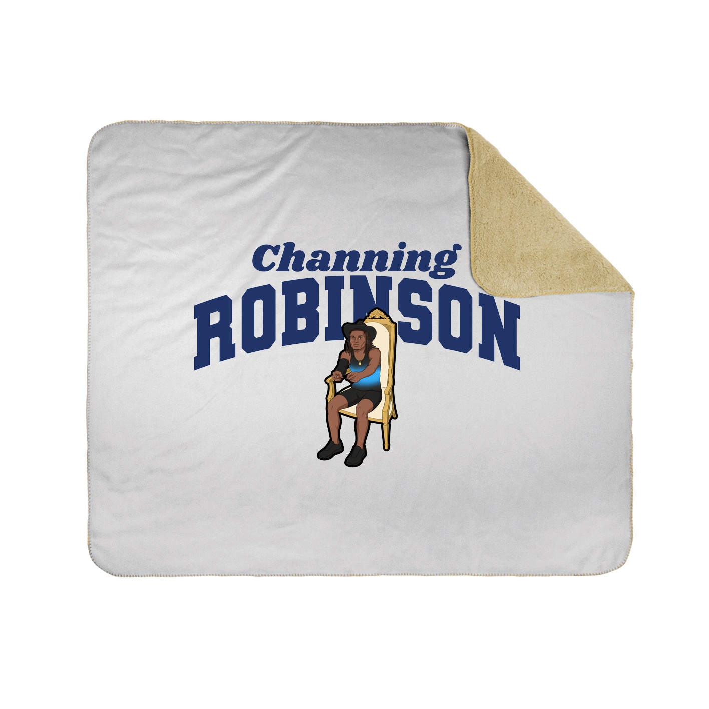 Throw Blanket — Signature Arch in White