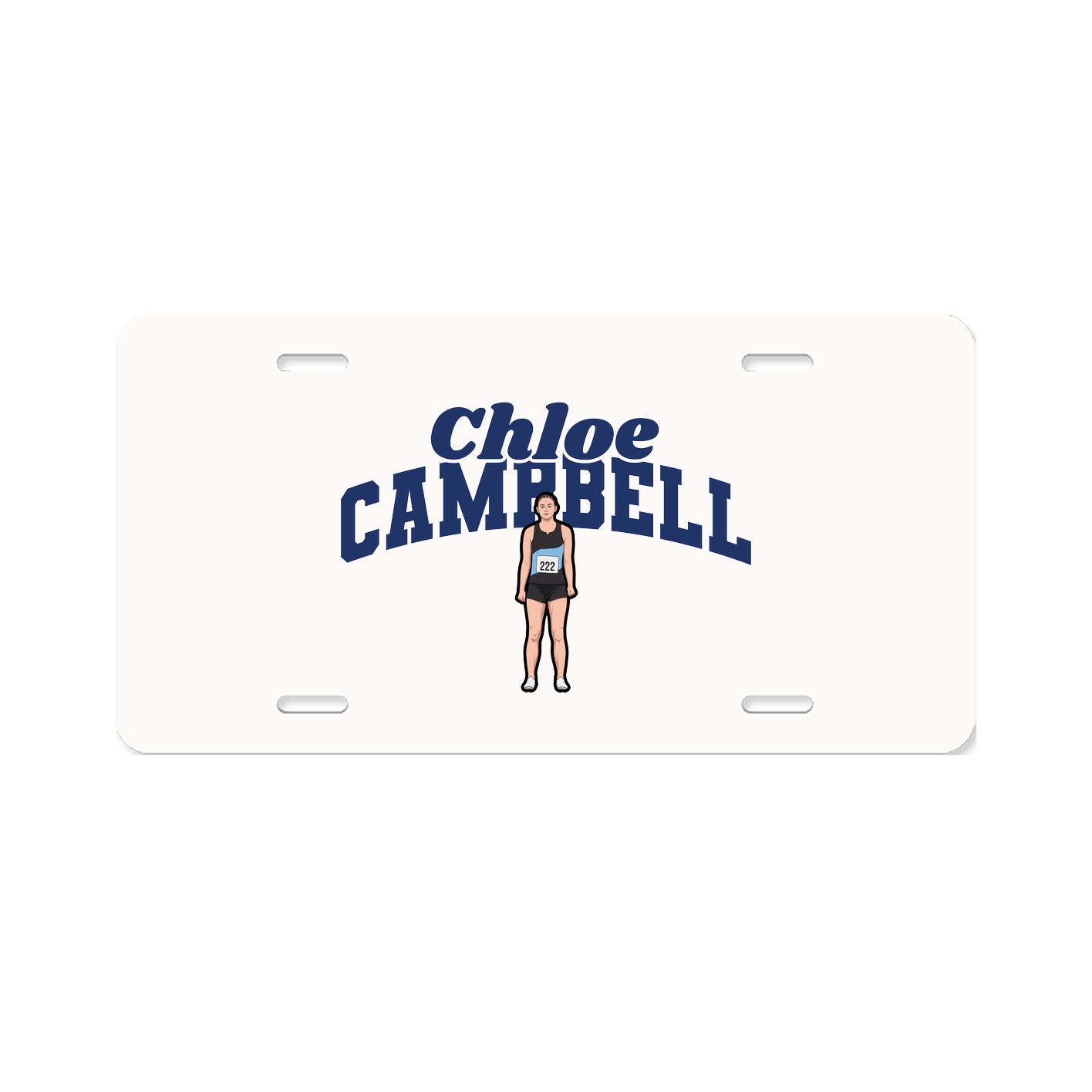 License Plate — Signature Arch in Classic
