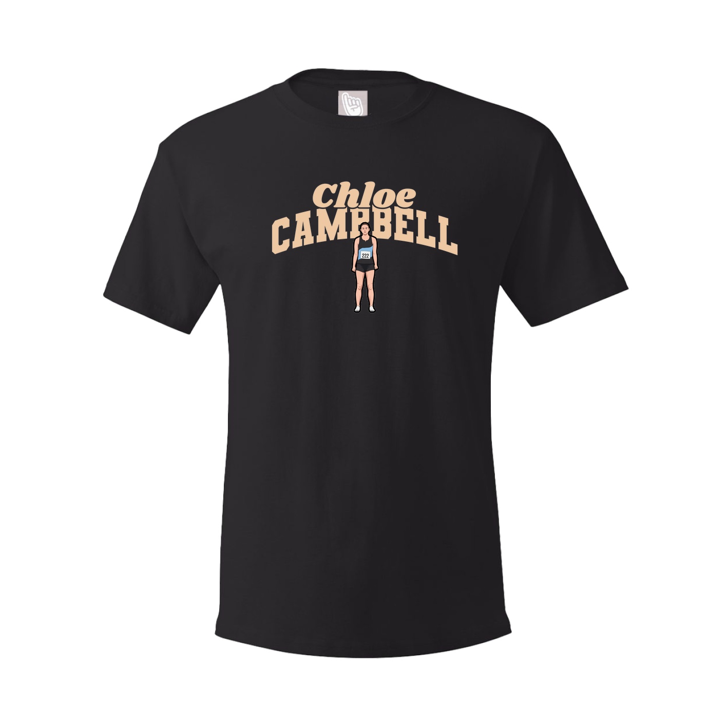 Youth Tee — Signature Arch in Black