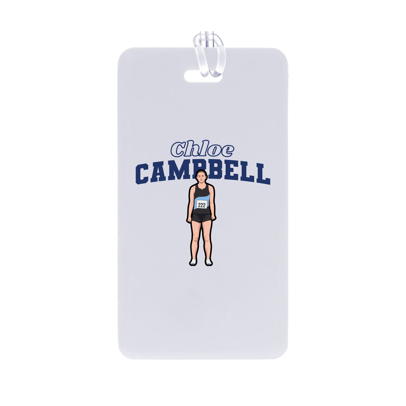 Bag Tag — Name Arch in Classic