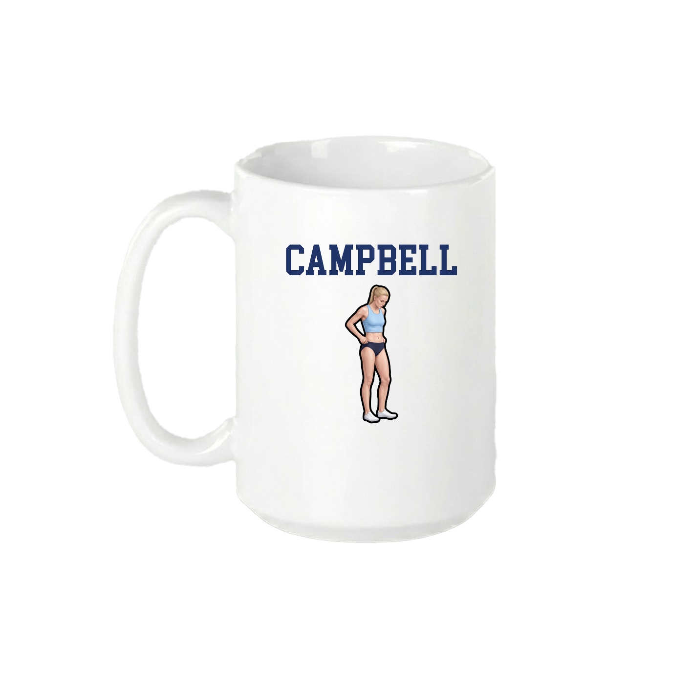 15oz Coffee Mug — Shirsey in White
