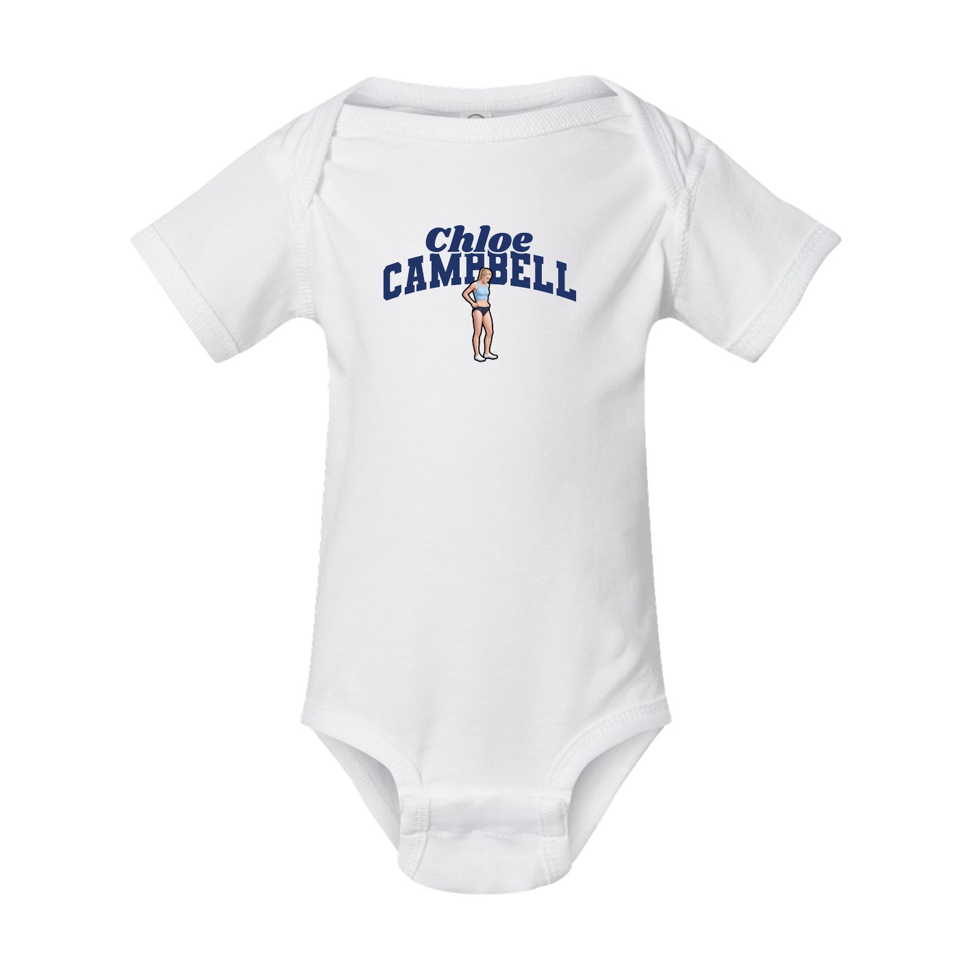 Baby Onesie — Signature Arch in White
