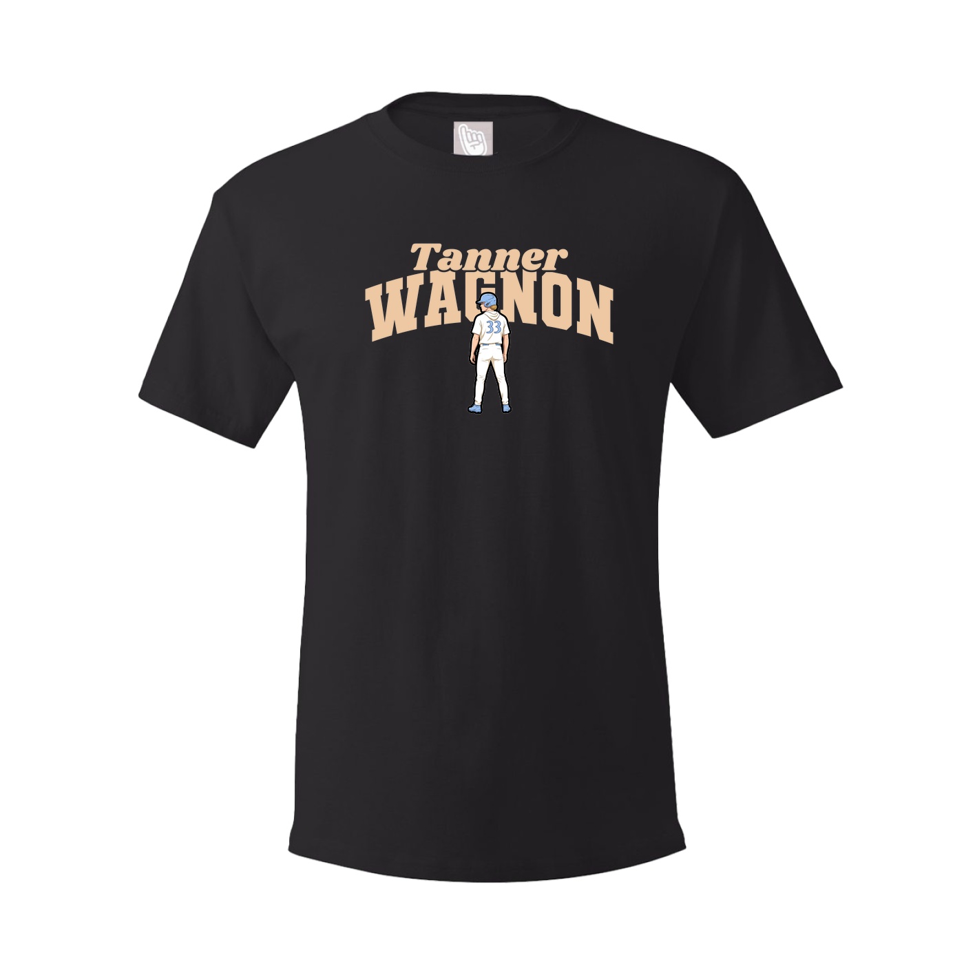 Youth Tee — Signature Arch in Black
