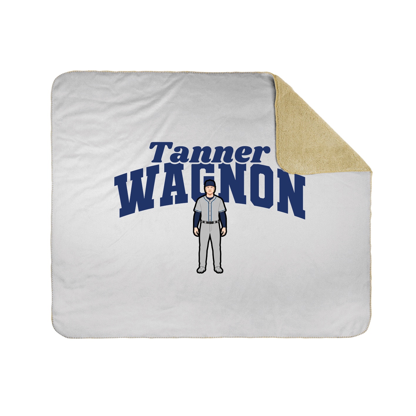 Throw Blanket — Signature Arch in White