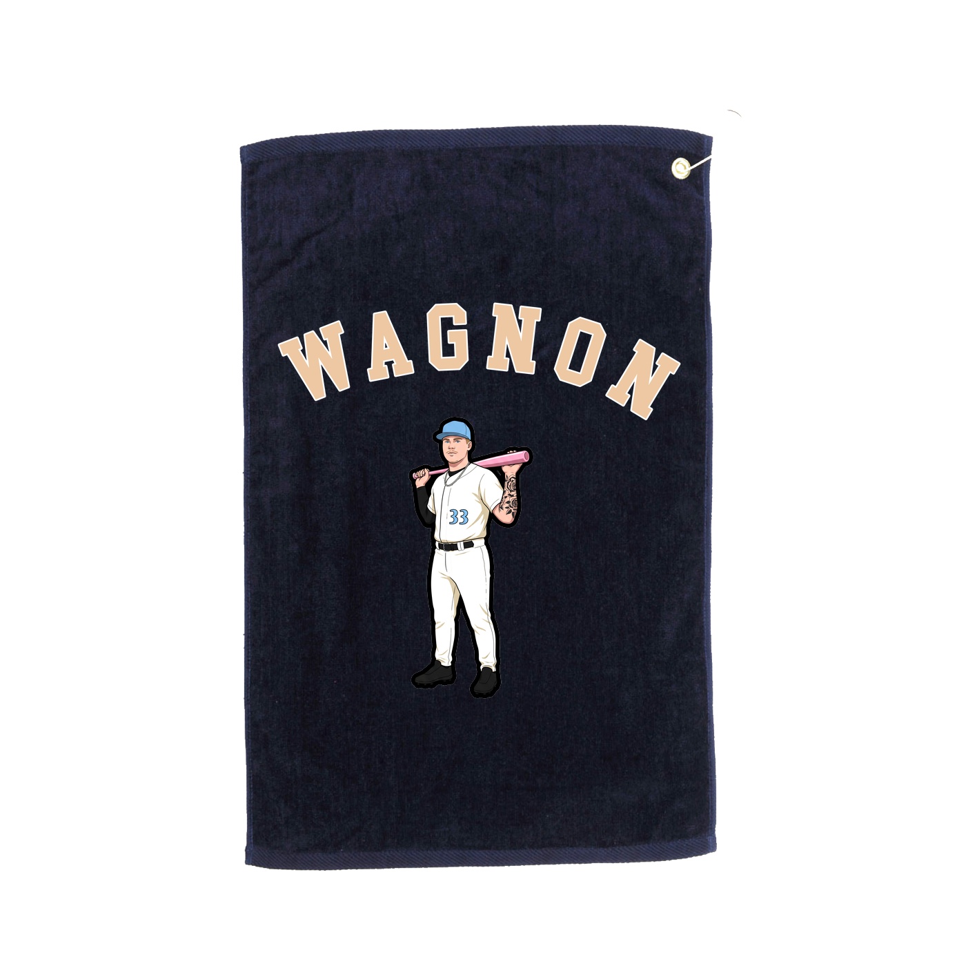 Golf Towel — Shirsey Arch in Navy