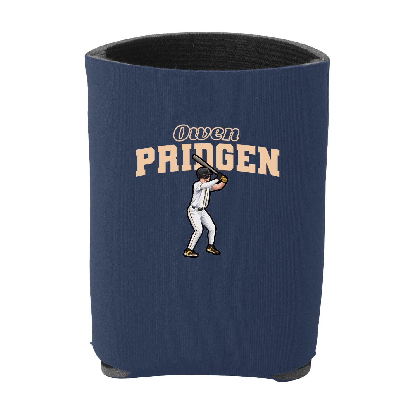 Can Holder — Name Arch in Navy