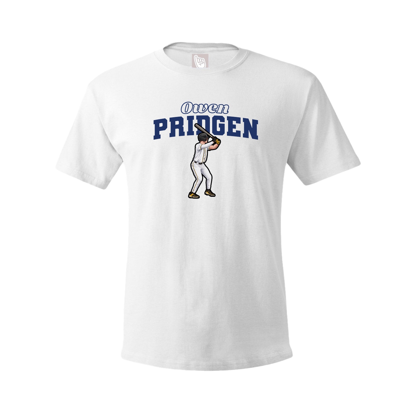 Tee — Name Arch in White