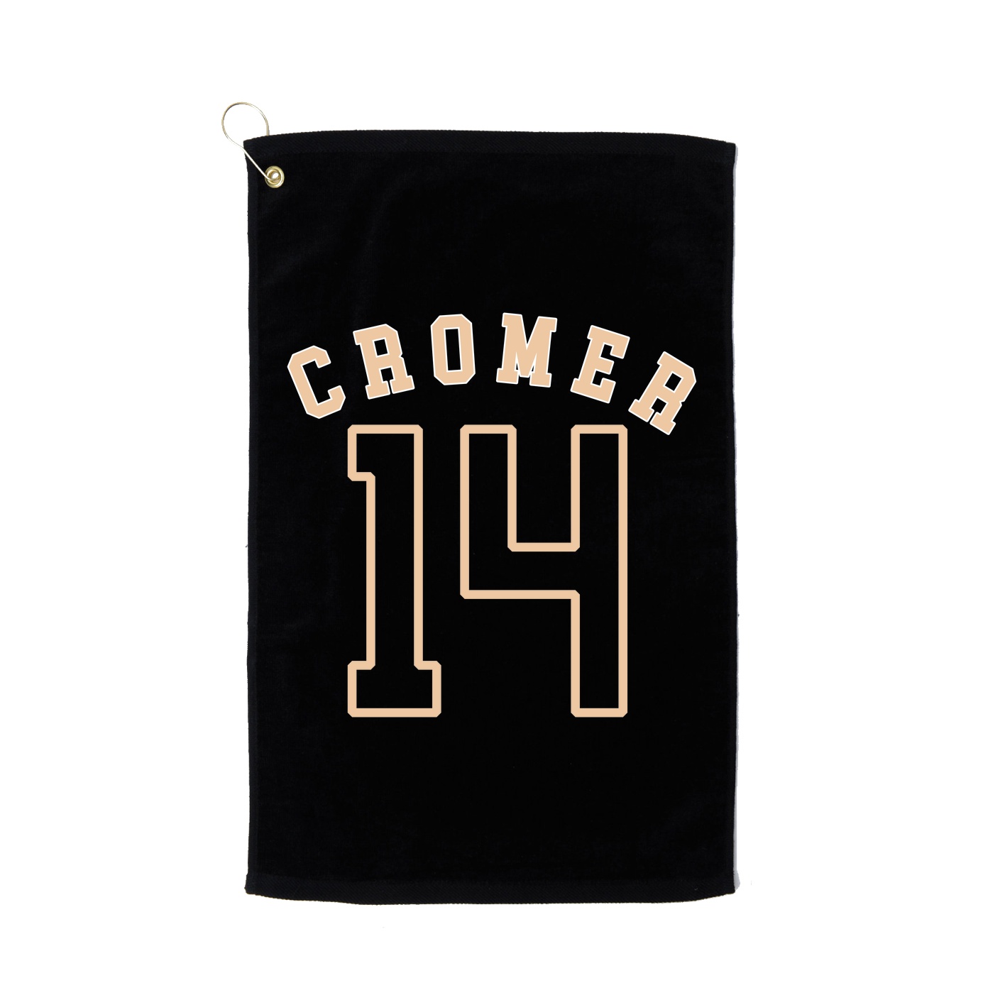 Golf Towel — Shirsey Arch in Black