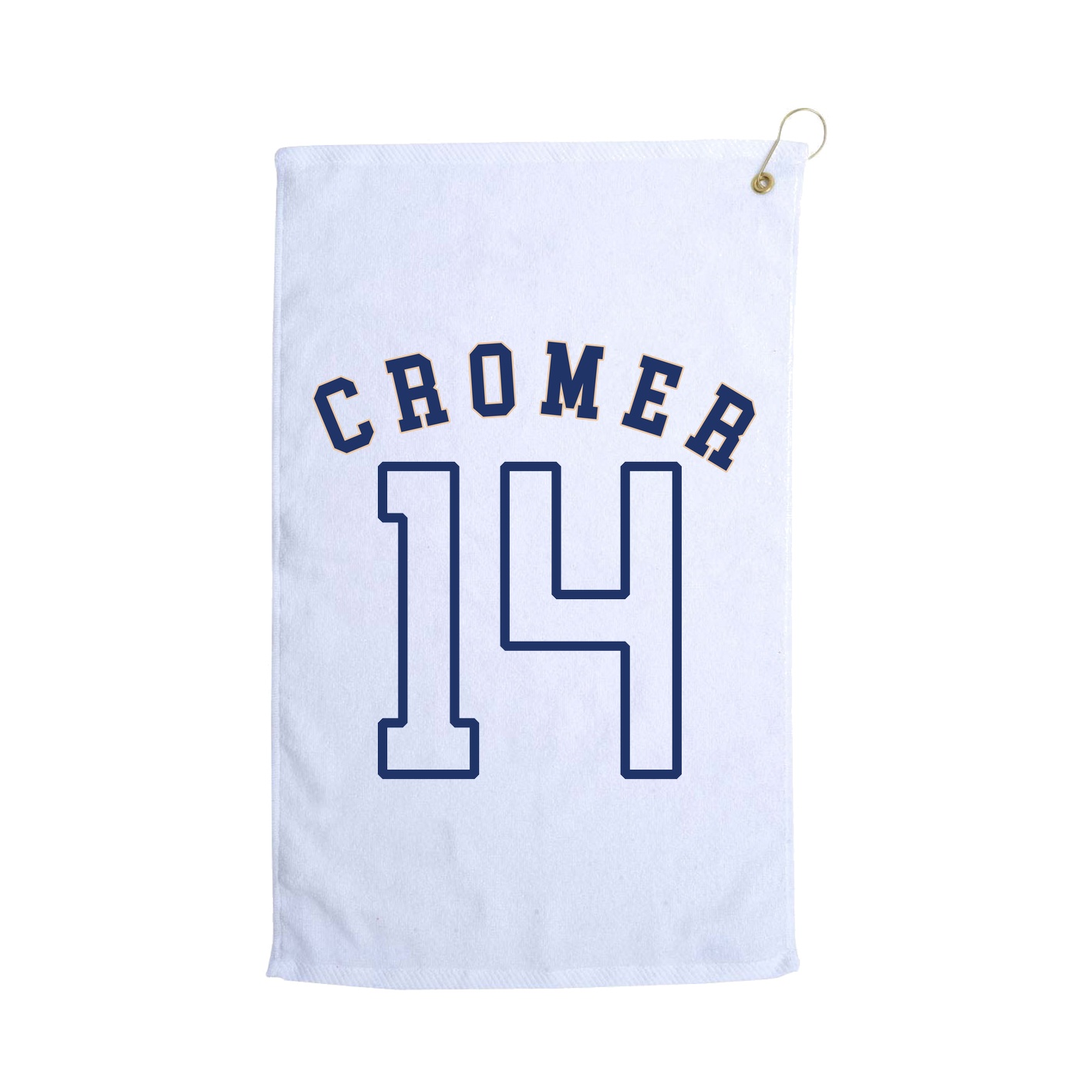 Golf Towel — Shirsey Arch in White