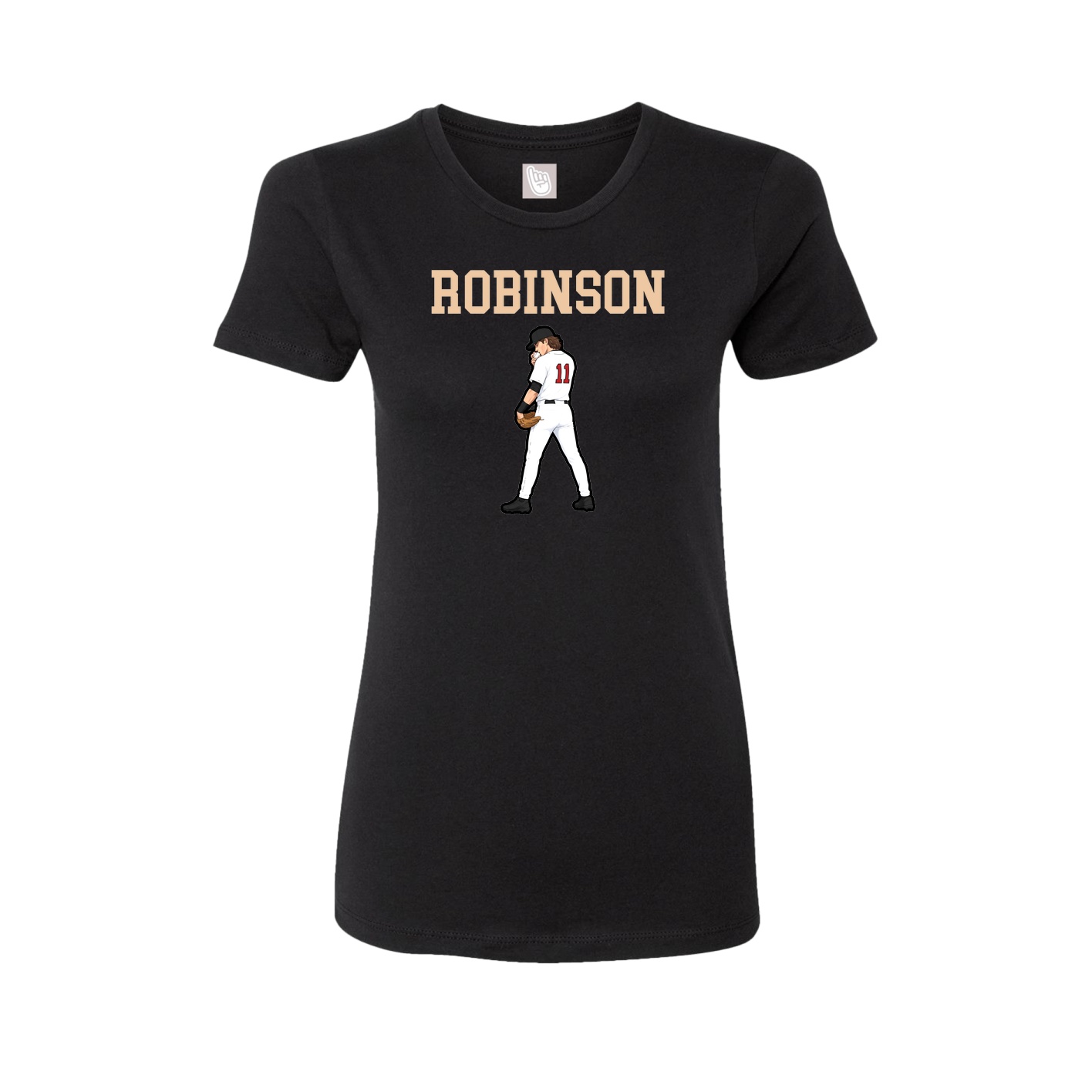 Fitted Women's Tee — Shirsey in Black
