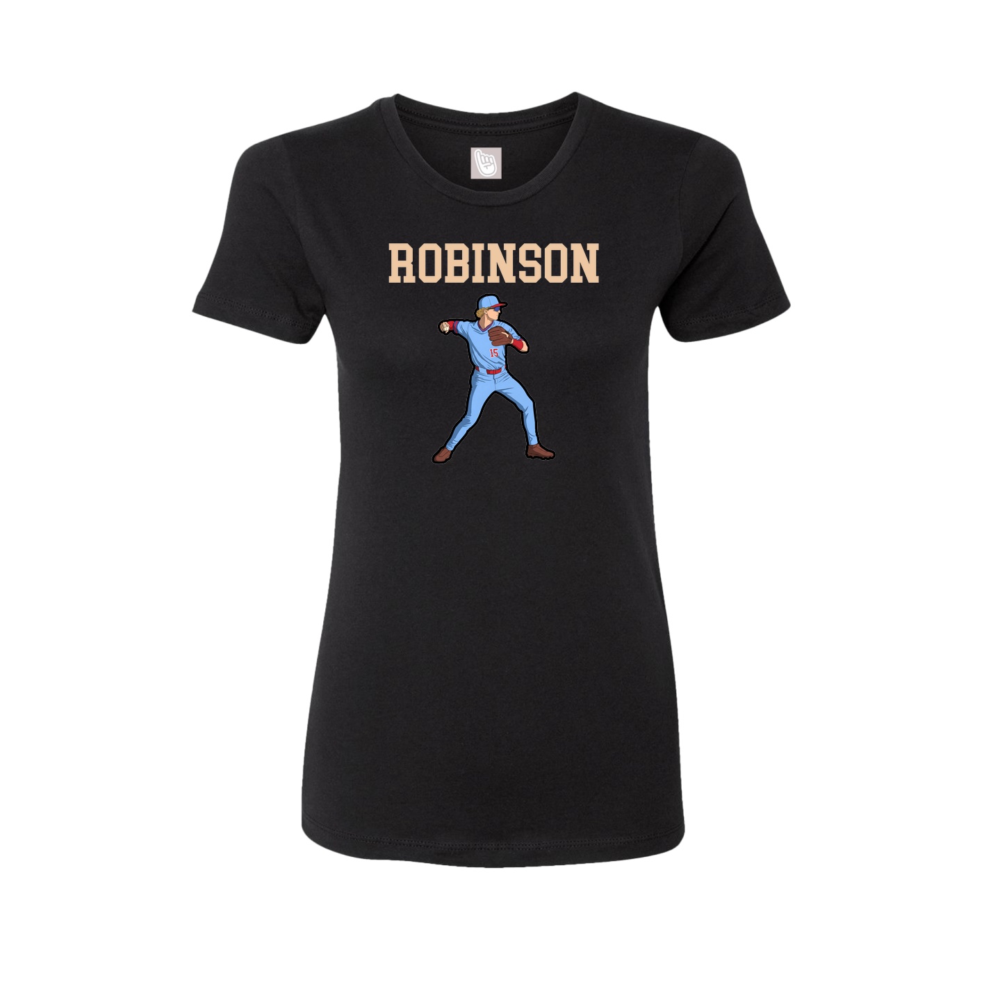 Fitted Women's Tee — Shirsey in Black