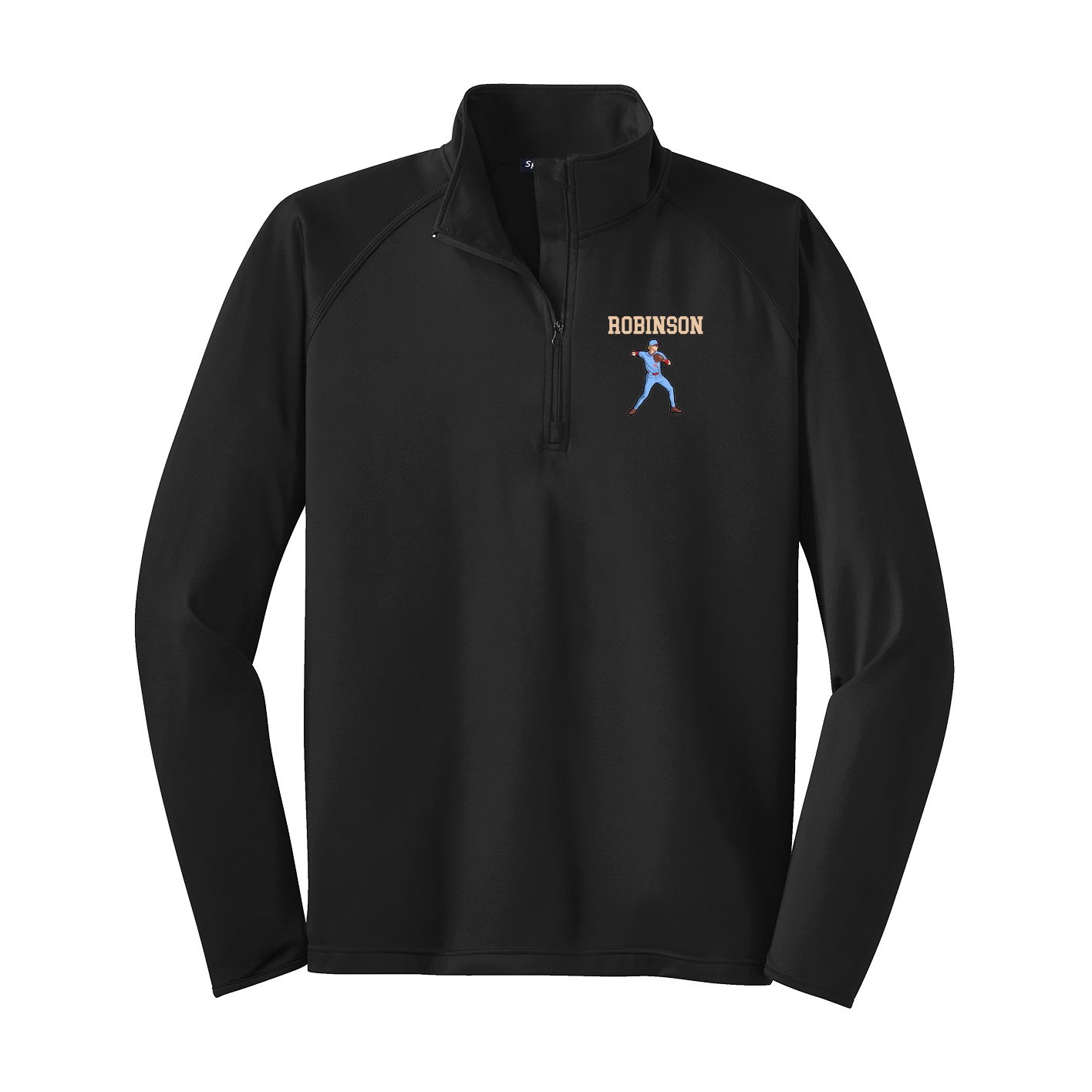 Q-Zip Pullover — Shirsey in Black