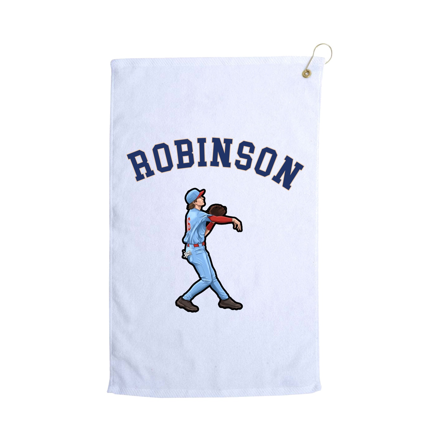 Golf Towel — Shirsey Arch in White