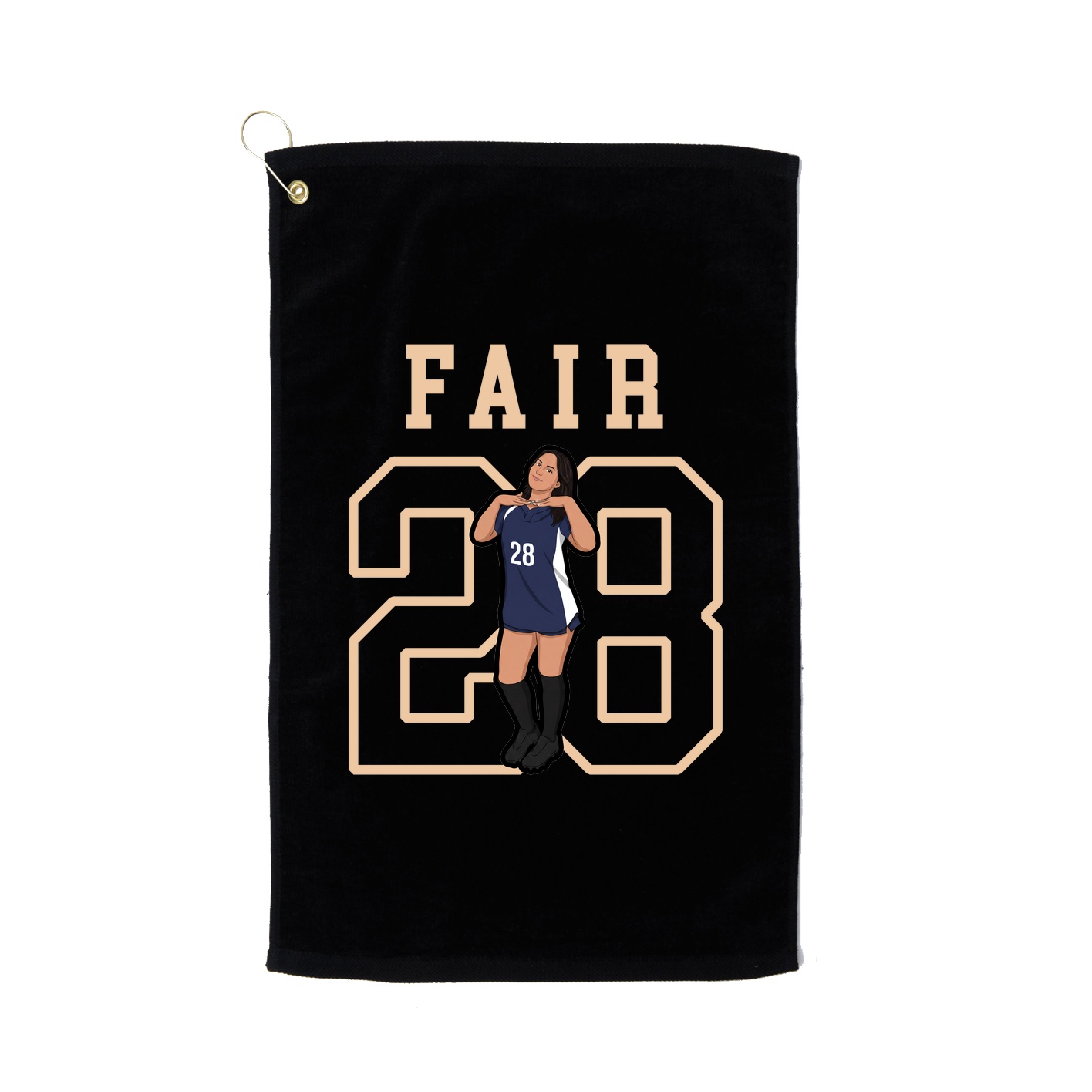 Golf Towel — Shirsey in Black