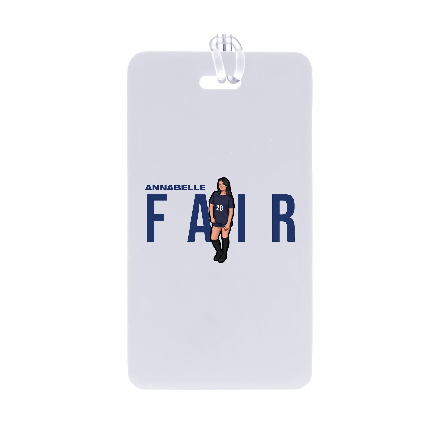 Bag Tag — Player Name in Classic