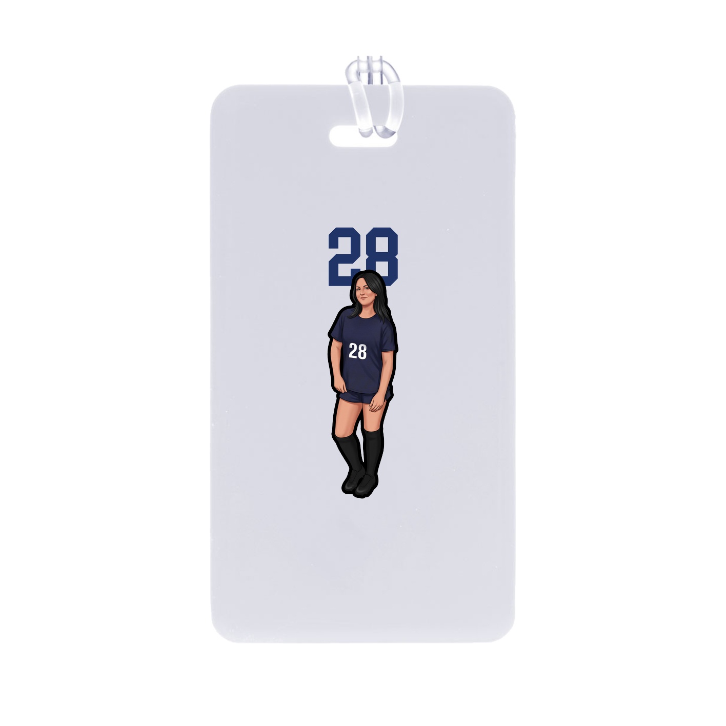 Bag Tag — Number Top in Classic