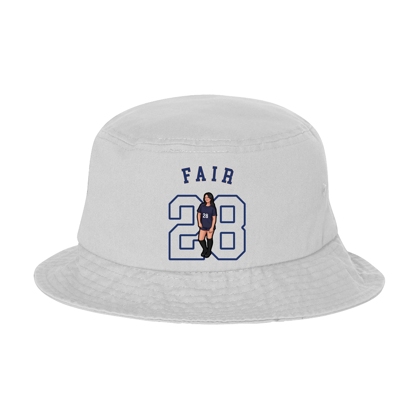 Bucket Cap — Shirsey Arch in White
