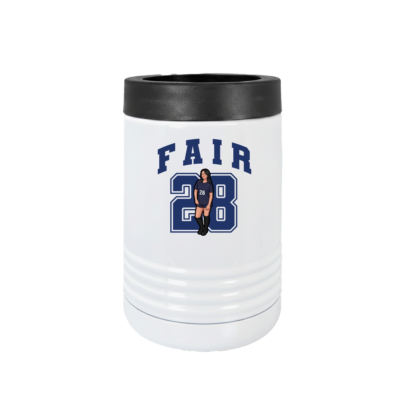 Beverage Holder — Number in White