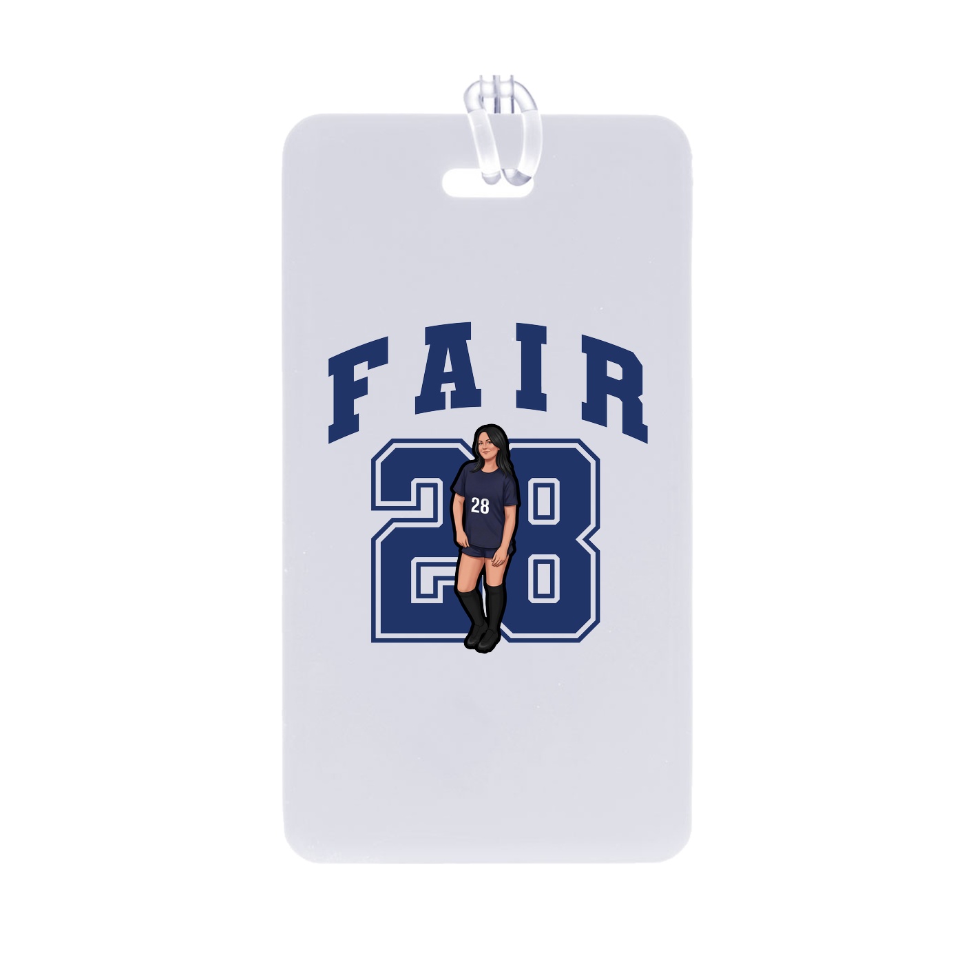 Bag Tag — Number in Classic