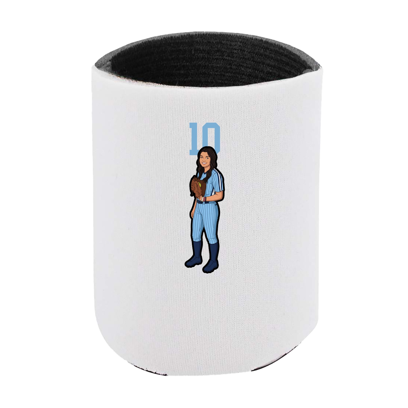 Can Holder — Number Top in White