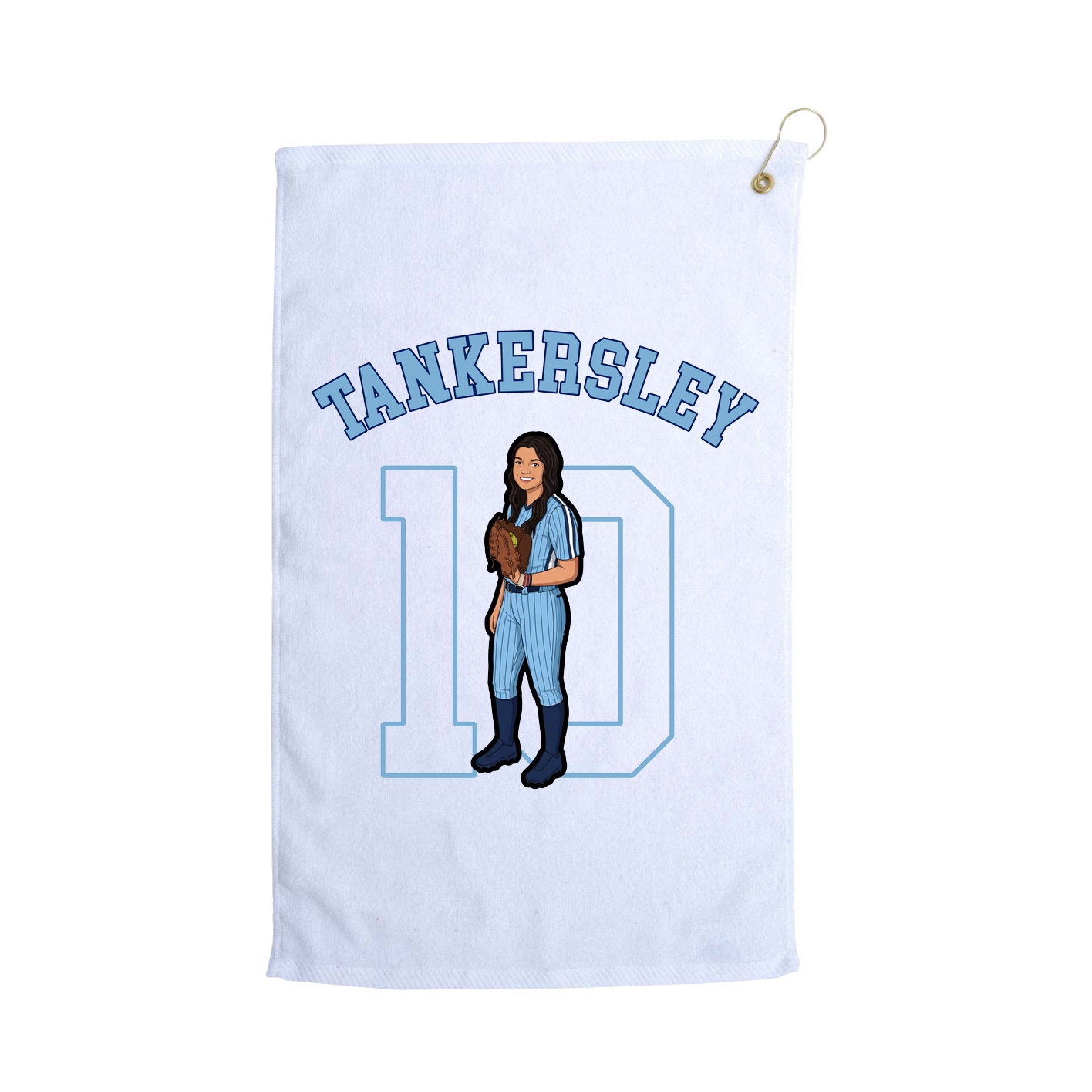 Golf Towel — Shirsey Arch in White