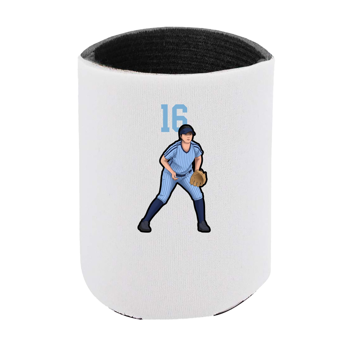 Can Holder — Number Top in White