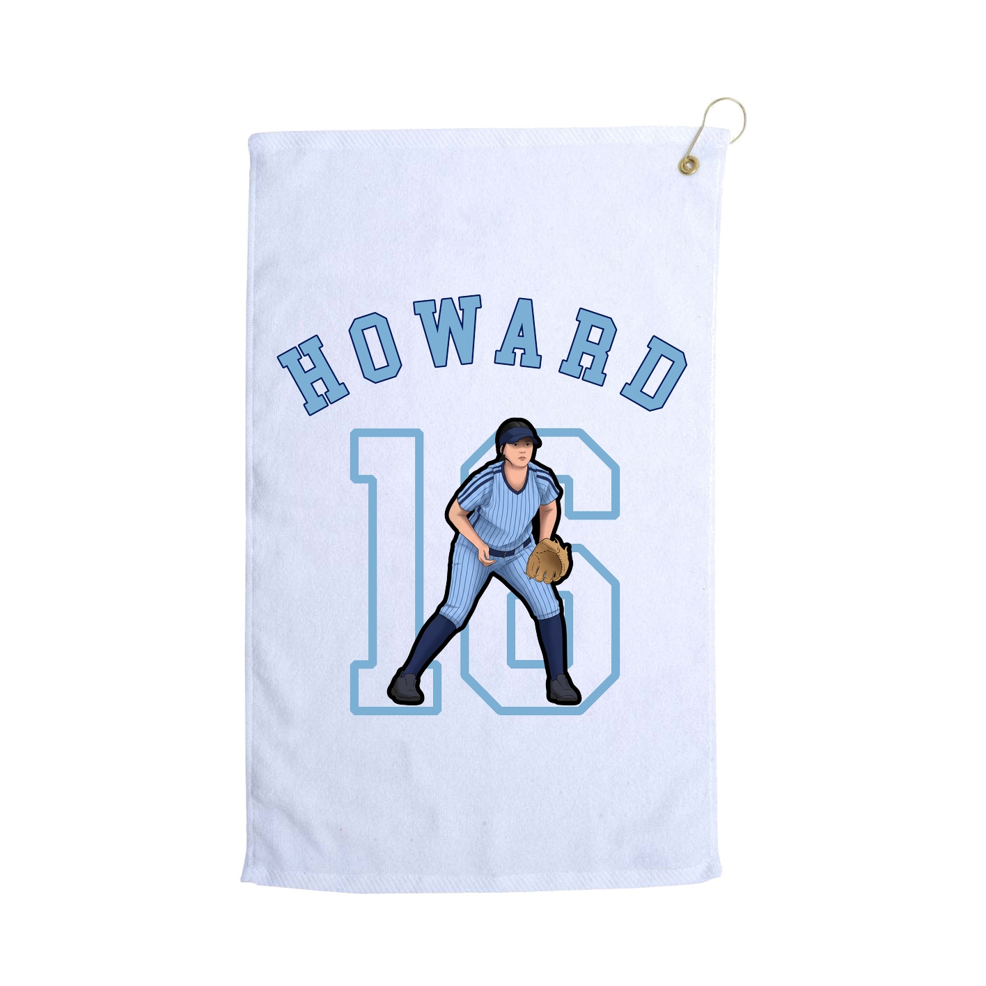 Golf Towel — Shirsey Arch in White