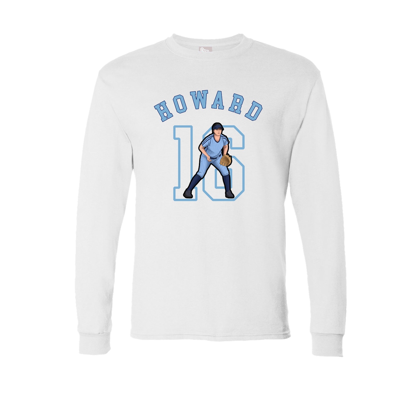 Long Sleeve Tee — Shirsey Arch in White