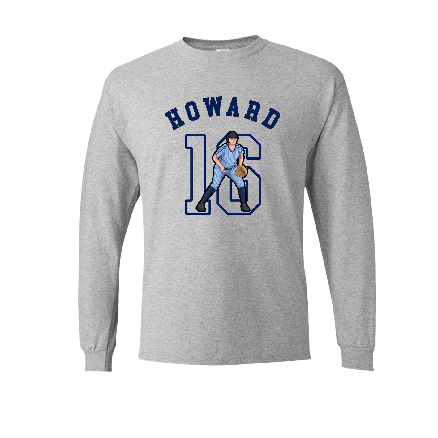 Long Sleeve Tee — Shirsey Arch in Grey
