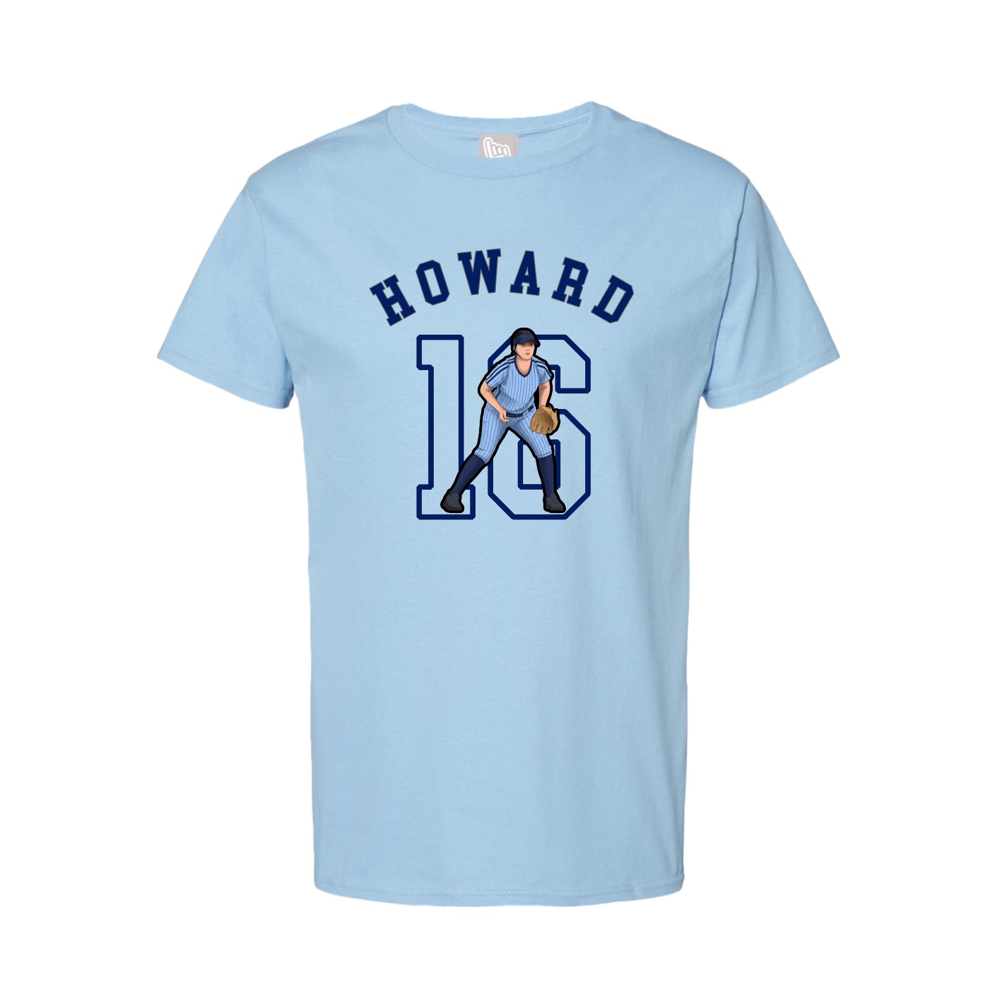 Youth Tee — Shirsey Arch in Light Blue
