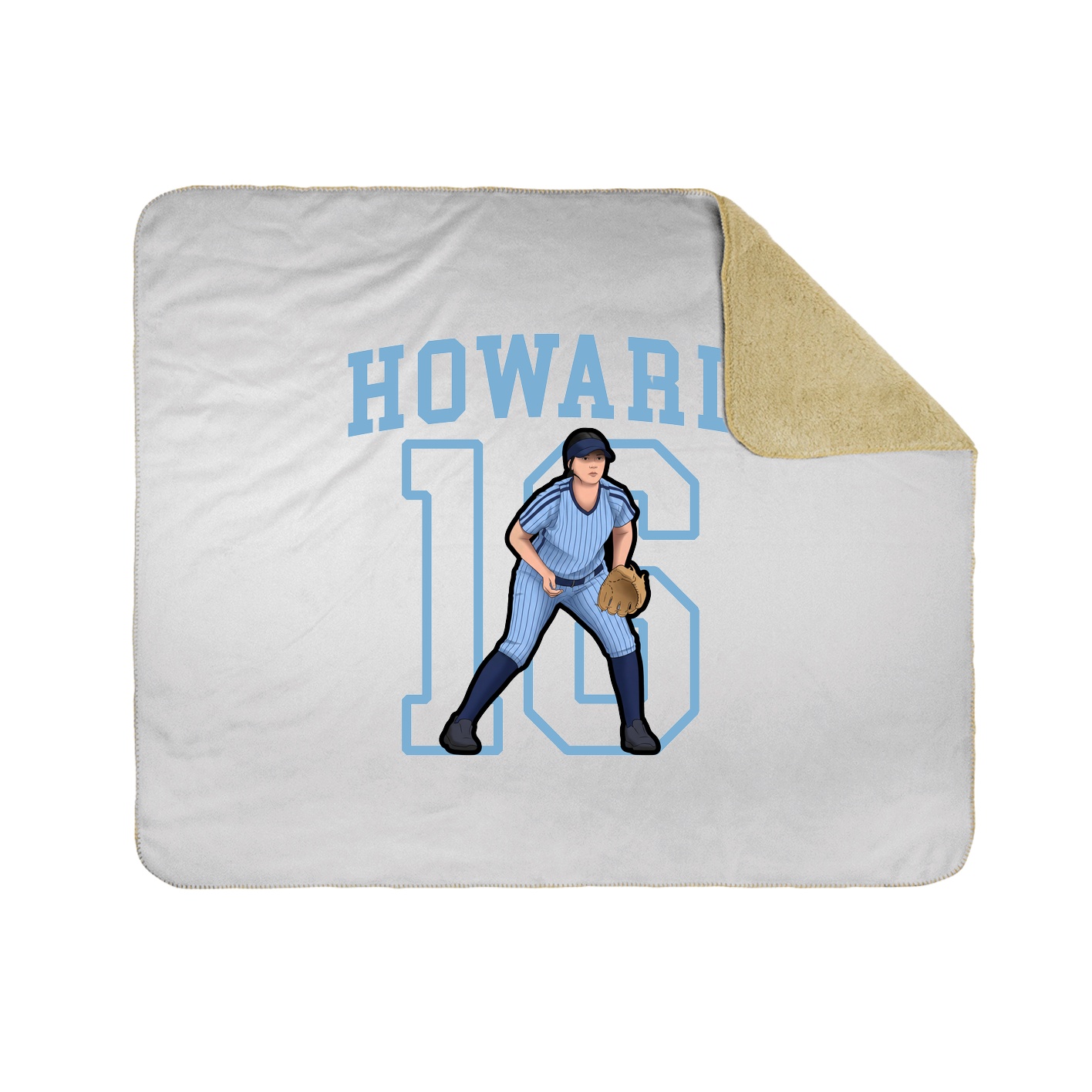 Throw Blanket — Shirsey in White