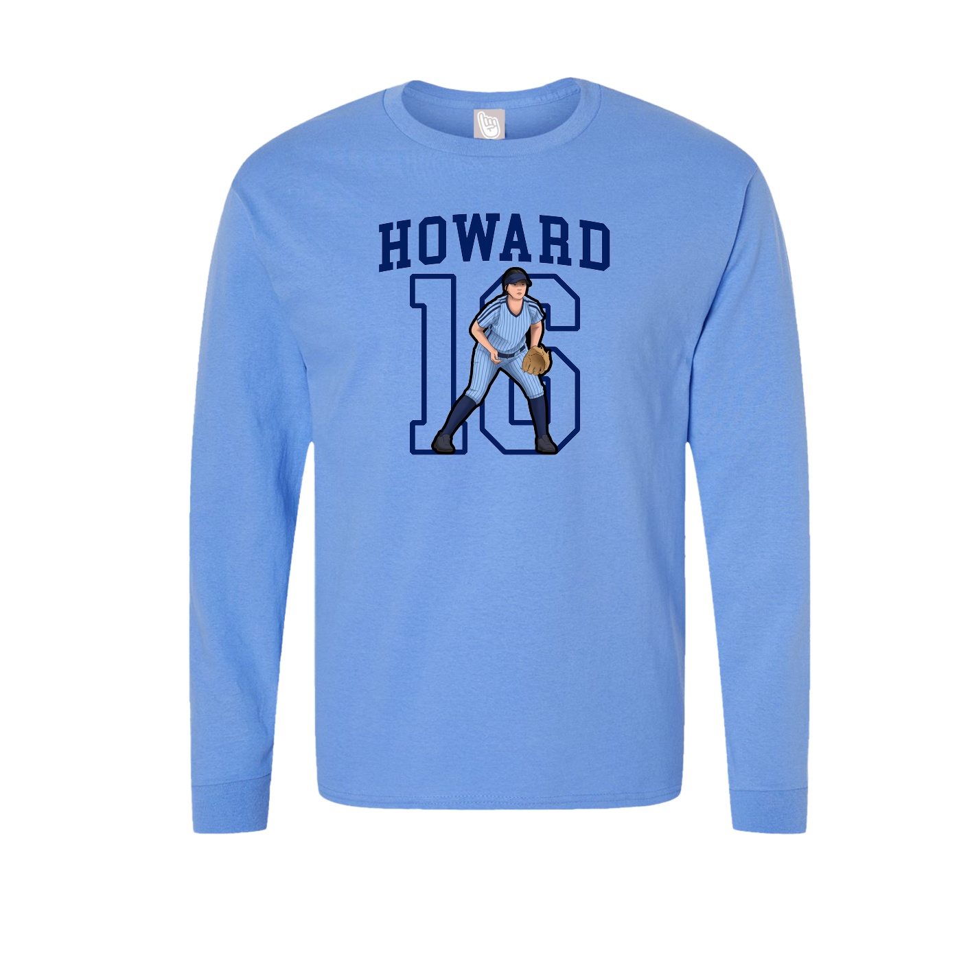 Long Sleeve Tee — Shirsey in Powder Blue