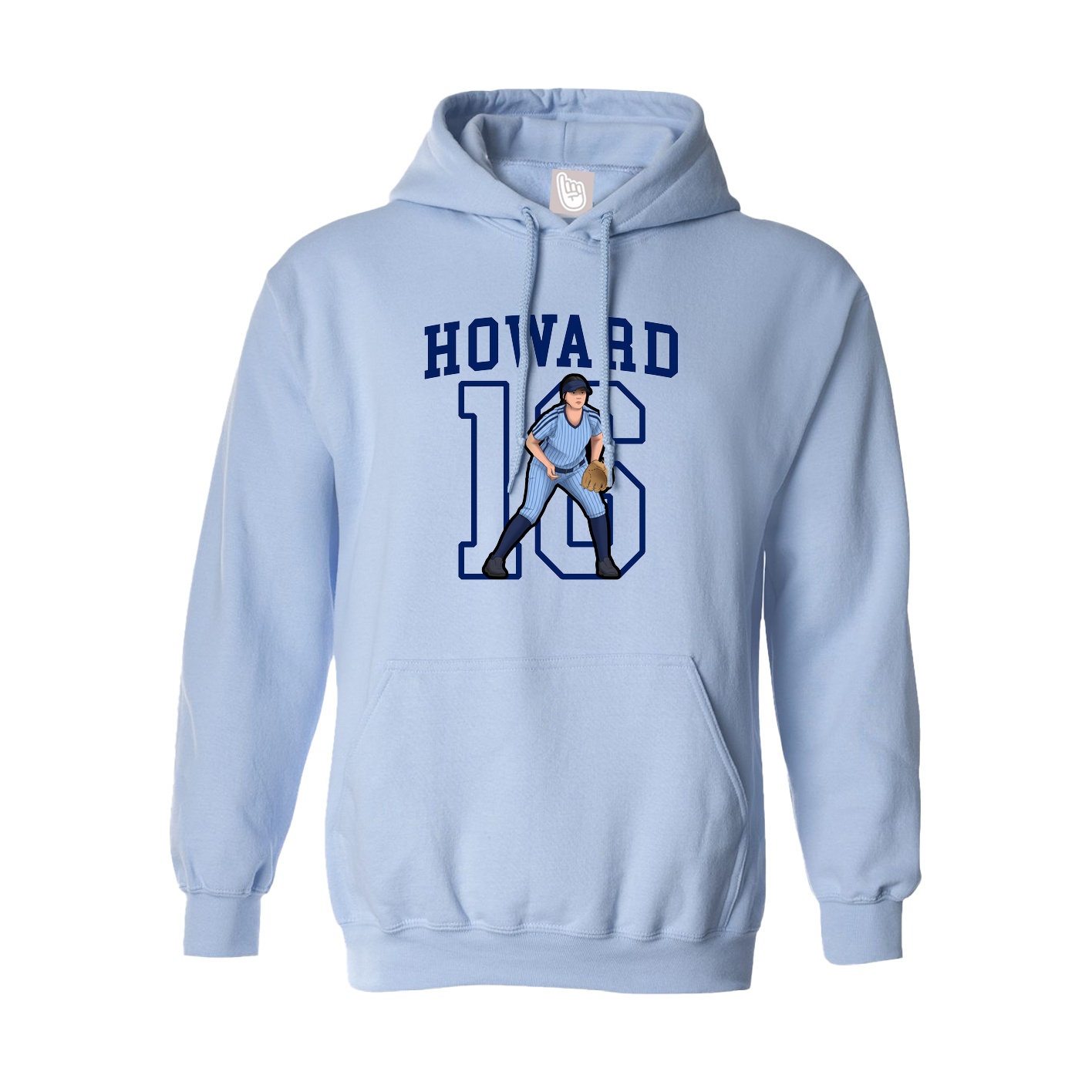 Hoodie — Shirsey in Light Blue